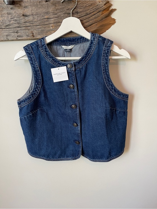 American Eagle Outfitters Tops - NWT American Eagle Denim Vest